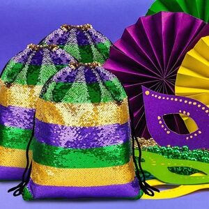 Mardi Gras Sequin Bag (large)